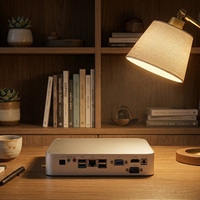 Mini PC K26 con procesador Intel Core i5-6200U/i7-6500U/i5-7200U/i7-7500U, ordenador industrial con carcasa de aluminio.