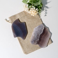 Grattoir en agate, planche de Gua Sha en jade naturel, pierre de massage pour le visage et les yeux, thérapie d'acupuncture, soins de spa, Gua Sha