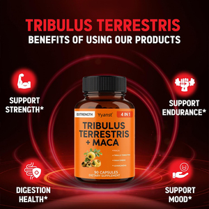 แคปซูล Tribulus terrestris 4-in-1พร้อมโสม & ashwagandha สุขภาพของผู้ชาย90จำนวน - Product Image 5