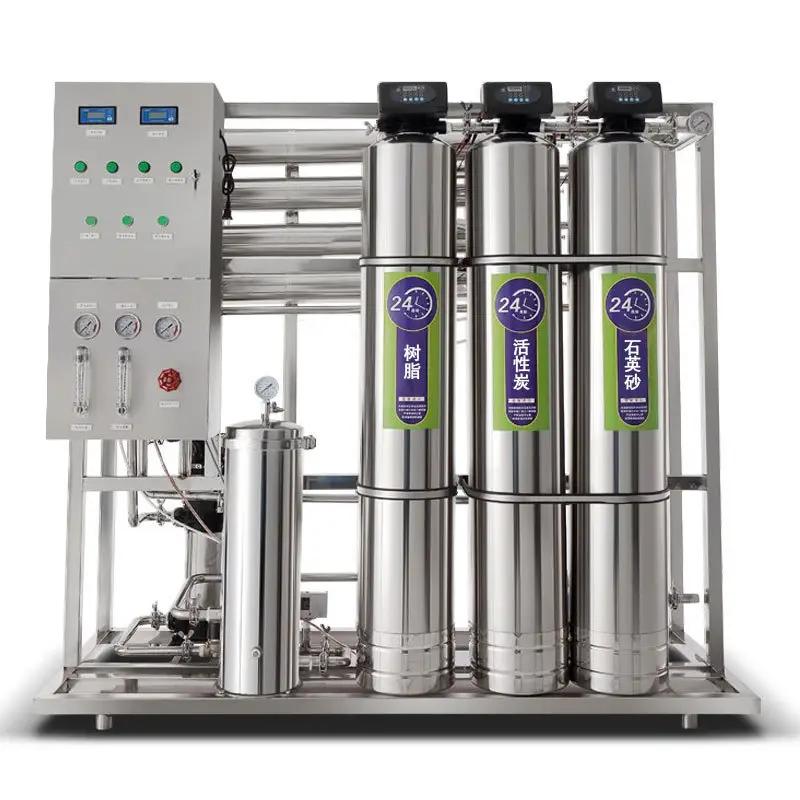 Good Quality PLC System Industrial Purifying Purification Domestic Uv Water Treatment Equipment Ro Membrane Reverse Osmosi
