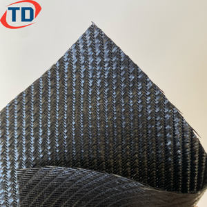 Géotextiles tissés en PP TD <span class=keywords><strong>pour</strong></span> le traitement des fondations souples, polypropylène 100kn 150 150kn géotextiles tissés - Product Image 6