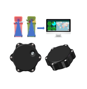 Soluzione Smart City DF703 rilevatore di stato di riempimento del bidone della spazzatura sensore di livello ad ultrasuoni wireless di Dingtek - Product Image 1