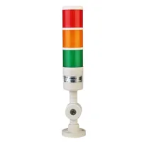 Lampu Menara Tumpuk Tiga Warna WiFi Nirkabel Andon 9-36V DC HTTP Post API untuk Otomasi Pabrik MES