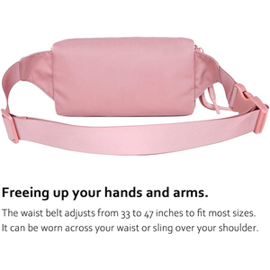 Bolsa de Cintura Cruzada de Nailon Impermeable para Mujer, con Diseño de Caja, Compatible con Celulares, Ideal para Deportes al Aire Libre - Product Image 3