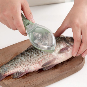 Écailleur à poisson en plastique économique, brosse à écailles, grattoir à peau de poisson, éplucheur rapide pour nettoyage, compatible lave-vaisselle - Product Image 4
