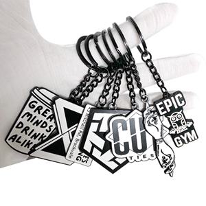 Porte-clés personnalisé créatif en alliage de zinc et fer, émail souple et dur, artisanat métallique, pendentif tendance - Product Image 3