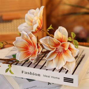 Fiori Artificiali Profumati all'Ingrosso, Ramo <span class=keywords><strong>di</strong></span> Magnolia in Stile Cinese Realistico, Centrotavola Fatto a Mano per Matrimoni e <span class=keywords><strong>Casa</strong></span> - Product Image 3