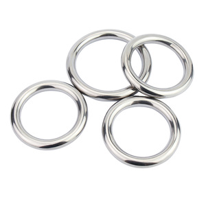 Anneaux sans soudure en acier inoxydable 304 Jin Chao, 2 pièces, connecteurs pour hamac de yoga, taille universelle unisexe - Product Image 3