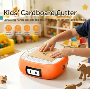 Cutter électrique sans lame pour enfants - Outil de bricolage, jouet éducatif Montessori, coupe précise jusqu'à 3 mm - Product Image 1