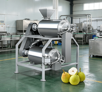 RVS fruitpulperapparatuur, bessenpureemachine voor mango, passievrucht, tomaat