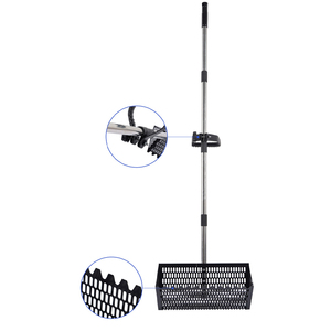 Pantalla de arena de acero inoxidable desmontable multifuncional, reloj de arena de playa, grada de jardín, pala de arena resistente - Product Image 2