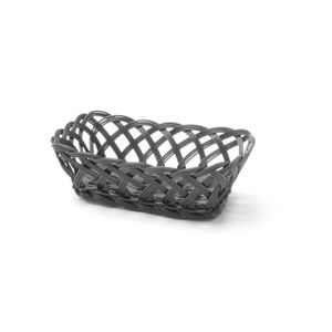 ตะกร้าสานขอบดำทรงสี่เหลี่ยม HENDI ขนาด 225x150x65 มม. ถาดเสิร์ฟ - Product Image 1