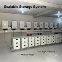 Batería de Litio Apilable de Bajo Voltaje de 51.2V 100Ah 5kWh para Sistemas Solares Residenciales