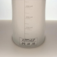 Distributeur de sauce transparent CL.50 Anti-goutte Doseur précis pour sauces Liquides Autres fluides