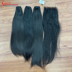 มัดผมเรมี่แท้แบบไม่ผ่านกระบวนการในเวียดนามยังไม่ได้แกะหนังแท้พร้อมส่ง - Product Image 5