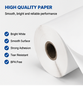 Self-adhesive Eco-friendly Labels BPA-free Rectangular Labels Thermal Transfer Printing Labels Writable 4x6 Llabels - Product Image 3