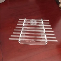 High End 7 String Crystal Harp Set Meditation Sound Healing Percussion 432Hz Seven String Chimes with Hammer