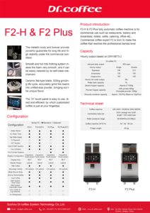 F2 -H La Mejor Cafetera <span class=keywords><strong>Espresso</strong></span>, Cafetera Totalmente Automática con Dos Contenedores de Granos para Cafeterías y Bares de Lujo - Product Image 6
