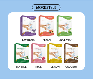 Masque <span class=keywords><strong>pour</strong></span> les <span class=keywords><strong>pieds</strong></span> exfoliant doux et lisse, élimination des peaux mortes <span class=keywords><strong>pour</strong></span> traiter les <span class=keywords><strong>pieds</strong></span> secs, gercés et callosités - Product Image 4