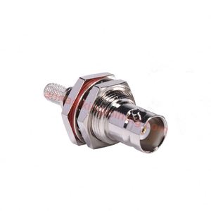 NB9 <span class=keywords><strong>BNC</strong></span> gran ventana Hexagonal impermeable pared-penetrante hembra RG58 RG142 dedicado conector RF de cobre - Product Image 2