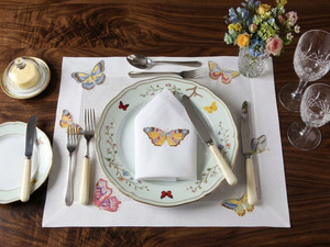 Ensemble de sets de table et serviettes en coton brodés à la main, motif poisson corail, pour mariage traditionnel, vente en gros personnalisée, décoration de table pour la maison et les restaurants - Product Image 4