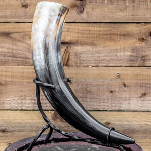 Corne à boire viking naturelle, écologique, de haute qualité, accessoire amusant pour les fêtes, pour la maison, la voiture, l'hôtel, le garage, vente en gros - Product Image 2