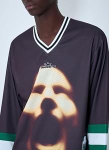 パーソナライズされたメッシュ長袖クラシックスポーツホッケー練習用ストリートボールフェスティバル＆パーティー公式試合球サッカーユニフォーム - Product Image 2