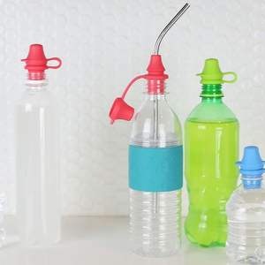 Tapa de Silicona para Botellas de Agua al por Mayor, Adaptador de Boquilla Superior para Bebés, Niños y Adultos, Antiderrames - Product Image 2