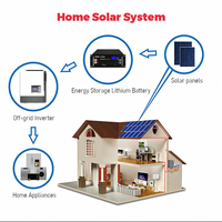 Onduleur hors réseau basse fréquence 3kw onduleur solaire hybride 3200VA/3200W 48v Mppt contrôleur de Charge