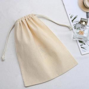 Bolsa de Algodón Orgánico Pequeña con Bordado Personalizado, Bolsa de Regalo Promocional de Lujo, Bolsa de Lona con Cordón - Product Image 2