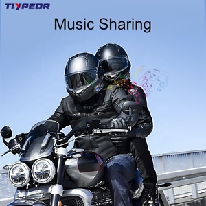 Tiypeor xe máy Mũ bảo hiểm BT <span class=keywords><strong>intercom</strong></span> LED chiếu sáng hỗ trợ đa-cảnh hỗn hợp âm nhạc chia sẻ <span class=keywords><strong>intercom</strong></span> khoảng cách 500 mét - Product Image 5