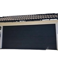 Porte de garage sectionnelle automatique approuvée CE avec porte piétonne