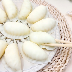<b>Mini</b> Dumpling Squeeze Toy TPR Material Realistic Slow Rebound Anti-Stress Decompression Toy for Office <b>Desk</b> Use Unisex - Product Image 2