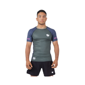 Camiseta de Compresión de Manga Corta Personalizada para Hombre, para BJJ y MMA, de Secado Rápido, para Entrenamientos de BJJ y MMA - Product Image 1