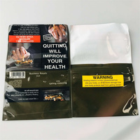 Sachets refermables en plastique pour tabac à rouler