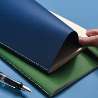 Carnets de notes personnalisés en papier kraft multicolores A4, A5, B5, 100 feuilles, avec reliure cousue, pour étudiants - Vente en gros