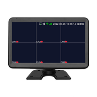 Système de suivi et de surveillance de véhicule 6CH 1080p avec écran de carte HDD et TF Ips Car Black Box