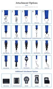 Cordón Ajustable Negro de Poliéster Reciclado con Logotipo Personalizado para Tarjetas de Identificación, Escuelas/Oficinas/Eventos, Promoción de Marca, Bambú/PET/Nylon - Product Image 3
