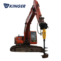 Tarière hydraulique KINGER avec CE