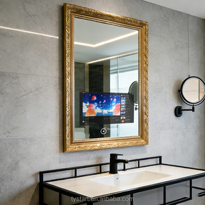 Nouvelle Arrivée Grand Miroir de Salle de Bain Intelligent LED Moderne Rectangulaire Anti-Buée avec Interrupteur Tactile Mural pour Hôtels - Product Image 1