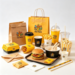 Cajas de Cartón Kraft para Hamburguesas y Papas Fritas de McDonald's, Impresión Personalizada, para Comida Rápida para Llevar, Venta al Por Mayor - Product Image 4