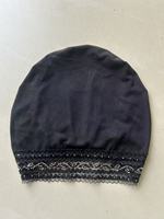 Gorro Musulmán Modal con Pedrería Termoadhesiva para Mujer - Cubrecabeza Elástico Adornado para Uso Diario