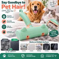 Rouleau réutilisable pour enlever les poils d'animaux OEM, pour chiens, chats, outil de nettoyage des peluches sur les tapis, les canapés, les meubles, les literies, les vêtements