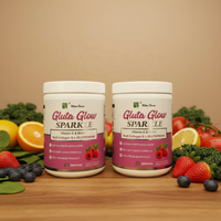 Poudre de collagène Gluta Glow avec biotine et vitamine C pour la peau, les cheveux, les ongles, le métabolisme et le contrôle de la cellulite, poudre Gluta Glow pour adultes