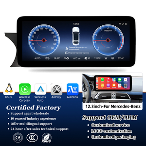 Schermo Touch ZLH 12.3 Pollici con Linux, CarPlay, Android Auto, WiFi per Mercedes Benz Classe C W204 2011-2014, Montaggio su Cruscotto, GPS, Audio - Product Image 1