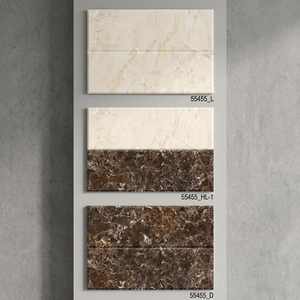 Fabricant indien Carreaux de mur brillants en céramique design gris 12x18 pouces pour chambre intérieure Prix de gros importé de société chinoise - Product Image 1