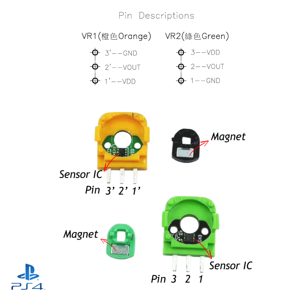 Potenciómetro de Joystick con Sensor analógico de 16mm Joystick en Controlador de juego con Interruptor táctil para <span class=keywords><strong>PS4</strong></span>/PS5/XBOX/Switch Pro - Product Image 5