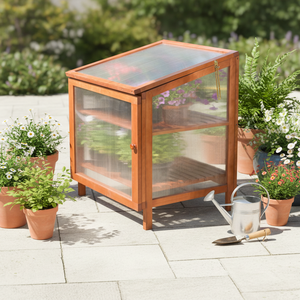 <span class=keywords><strong>Serre</strong></span> de jardin moderne en bois dur et plastique, écologique, certifiée FSC, imperméable, facile à assembler, pour l'intérieur et l'extérieur - Product Image 2