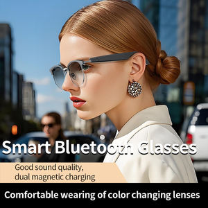 نظارات ذكية متعددة الوظائف من ليسيمو، جهاز ذكاء اصطناعي قابل للارتداء، مقاومة للماء IPX-5، مساعد صوتي ذكي بتقنية الذكاء الاصطناعي - Product Image 3