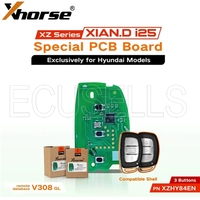 Clé de voiture intelligente universelle Xhorse série XZ, PCB XZHY84EN, 3 boutons, pour clés de voiture Hyundai/KIA et plus encore